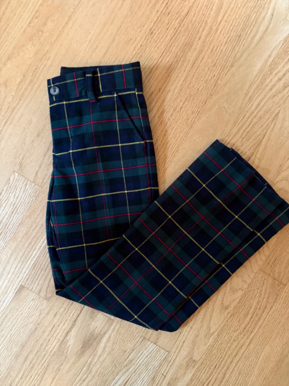 Janie and Jack Boys Size 7 seasonal outfit red sweater with classic plaid pants - Picture 4 of 4